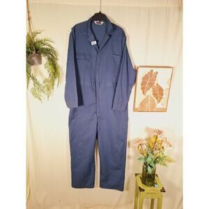 BigMac Men's Commercial Work Coveralls Blue Size 46L